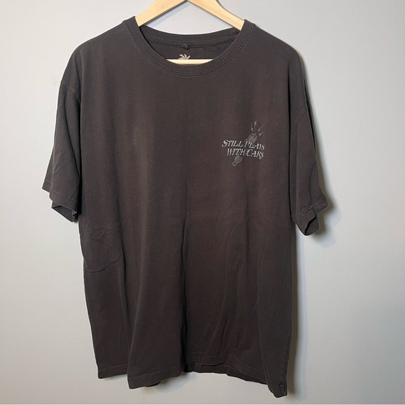 “Still Plays With Cars” T-Shirt Mens XL Chevrolet GM Chevy Gray Short Sleeve Tee - Picture 3 of 6